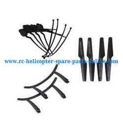 Shcong JJRC H31 H31W quadcopter accessories list spare parts undercarriage + protection frame set + main blades