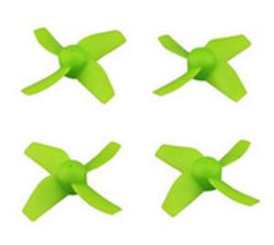 Shcong JJRC H36F RC quadcopter drone accessories list spare parts main blades propellers (Green)
