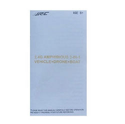 Shcong JJRC H36F RC quadcopter drone accessories list spare parts English manual book