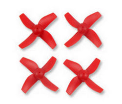 Shcong JJRC H36F RC quadcopter drone accessories list spare parts main blades propellers (Red)