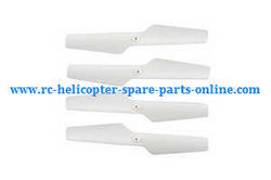 Shcong JJRC H37 H37W E50 E50S quadcopter accessories list spare parts main blades (White)