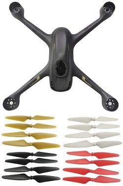 Shcong Hubsan H501M RC Quadcopter accessories list spare parts body cover with 4 sets main blades