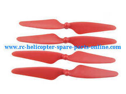 Shcong Hubsan H501M RC Quadcopter accessories list spare parts main blades (Red)
