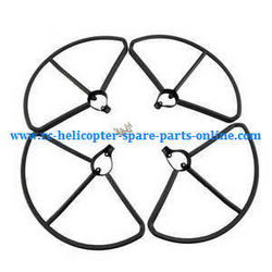 Shcong Hubsan H501M RC Quadcopter accessories list spare parts protection frame set (Black)