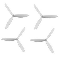 Shcong Hubsan H501A RC Quadcopter accessories list spare parts upgrade 3-leaf main blades (White)