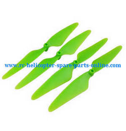 Shcong Hubsan H502S H502E RC Quadcopter accessories list spare parts main blades (Green)