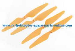 Shcong Hubsan H502S H502E RC Quadcopter accessories list spare parts main blades (Orange)