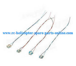 Shcong Hubsan H502T H502C RC Quadcopter accessories list spare parts 4pcs LED lights board