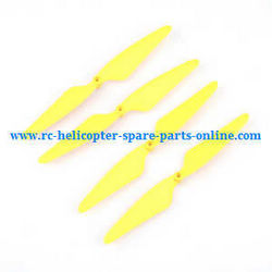 Shcong Hubsan H507A H507D H507A+ RC Quadcopter accessories list spare parts main blades (Yellow)