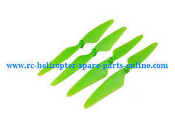 Shcong Hubsan H507A H507D H507A+ RC Quadcopter accessories list spare parts main blades (Green)