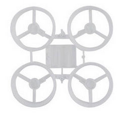 Shcong JJRC H67 RC quadcopter drone accessories list spare parts main frame (White)