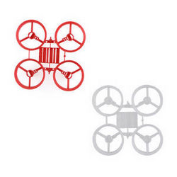 Shcong JJRC H67 RC quadcopter drone accessories list spare parts main frame (Red+White)