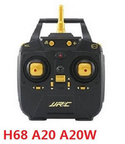 Shcong JJRC A20 A20W A20G RC quadcopter drone accessories list spare parts transmitter (A20 A20W H68) Black