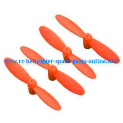 Shcong JJRC H7 quadcopter accessories list spare parts main blades (Red)