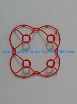 Shcong JJRC H7 quadcopter accessories list spare parts outer frame protection set (Red) - Click Image to Close