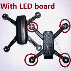 Shcong JJRC H86 RC quadcopter drone accessories list spare parts upper and lower cover with LED board assembly