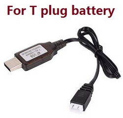 Haiboxing HBX 2105A T10 T10PRO 7.4V USB charger wire for T plug battery