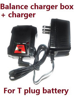 Haiboxing HBX 2105A T10 T10PRO balance charger box and charger set (For T plug battery)