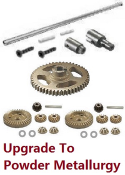 Haiboxing HBX 2105A T10 T10PRO Center Drive Shaft+Center Outdrive Cups+Pins+Sintered Steel Spur Gear+Sintered Steel Diff. Gears+Pinions+Post set M21060 M16102 M16103 (powder metallurgy)