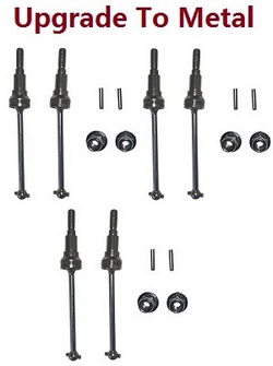 Haiboxing HBX 2105A T10 T10PRO upgarde to metal Front Metal Universal Shafts+Pins+Lock Nut M4 M16105 3sets