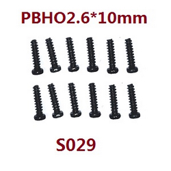 Haiboxing HBX 2105A T10 T10PRO Pan Head Self Tapping Screws(12P) PBHO2.6*10mm S029