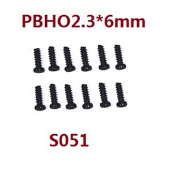 Haiboxing HBX 2105A T10 T10PRO Pan Head Self Tapping Screws (12P)PBHO2.3*6mm S051