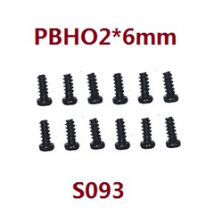 Haiboxing HBX 2105A T10 T10PRO Pan Head Self Tapping Screws (12P) PBHO2*6mm S093