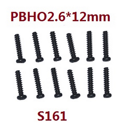 Haiboxing HBX 2105A T10 T10PRO Pan Head Self Tapping Screws(12P) PBHO2.6*12mm S161