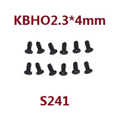 Haiboxing HBX 2105A T10 T10PRO Countersunk Self Tapping Screws (12P) KBHO2.3*4mm S241