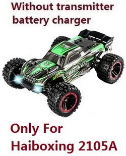 Haiboxing HBX 2105A car without transmitter battery charger etc. Green