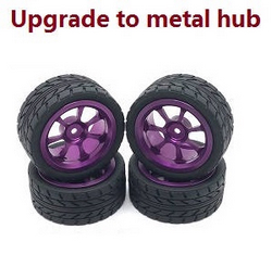 Haiboxing HBX 2105A T10 T10PRO upgrade to metal hub tires Purple