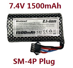 Haiboxing HBX 2105A T10 T10PRO Battery Pack,(Li-ion 7.4V,1500mAH), 4P Connector T10013