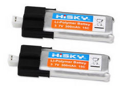 Shcong Hisky HCP100 FBL100 MCPX RC Helicopter accessories list spare parts 3.7v 300mAh battery 2pcs