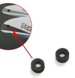 Hisky HCP80 FBL80 MCPX fixed small rubber ring on the head cover