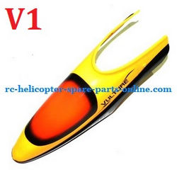 Shcong Huan Qi HQ 848 848B 848C RC helicopter accessories list spare parts head cover (Yellow V1)