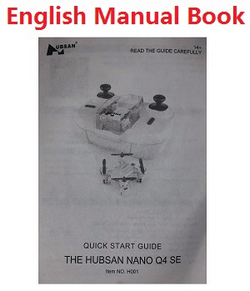 Hubsan H001 Nano Q4 SE Mini parts English manual book