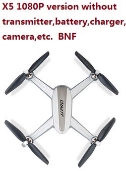 Shcong JJRC JJPRO X5 1080P version Body without transmitter,battery,charger,camera,etc. BNF Silver