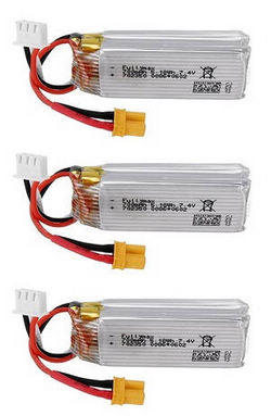 Shcong JJRC M03 E160 Yu Xiang F1 RC Helicopter accessories list spare parts 7.4V 700mAh battery 3pcs