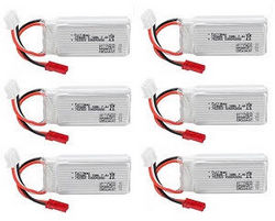 Shcong JJRC M05 E130 Yu Xiang F03 RC Helicopter accessories list spare parts 7.4V 700mAh battery 6pcs