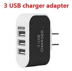 JJRC Q142 SG 16303 GB1023 Q117-E Q117-F Q117-G SCY-16301 SCY-16302 SCY-16303 3 USB charger adapter