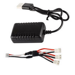 JJRC Q117-A B C D Q132-A B C D SCY-16101 SCY-16102 SCY-16103 SCY-16103A SCY-16201 and pro brushless 1 to 3 USB charger wire set