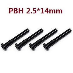 JJRC Q117-A B C D Q132-A B C D SCY-16101 SCY-16102 SCY-16103 SCY-16103A SCY-16201 and pro brushless rear upper sway arm outside hinge bolts 2.5*14mm 6043