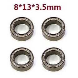 JJRC Q117-A B C D Q132-A B C D SCY-16101 SCY-16102 SCY-16103 SCY-16103A SCY-16201 and pro brushless ball bearings 8*13*3.5mm 4pcs 6045