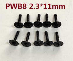 JJRC Q117-A B C D Q132-A B C D SCY-16101 SCY-16102 SCY-16103 SCY-16103A SCY-16201 and pro brushless meson head self-taping screws PWB 8 2.3*11mm