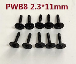 JJRC Q142 SG 16303 GB1023 Q117-E Q117-F Q117-G SCY-16301 SCY-16302 SCY-16303 meson head self-taping screws PWB 8 2.3*11mm