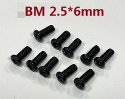 JJRC Q142 SG 16303 GB1023 Q117-E Q117-F Q117-G SCY-16301 SCY-16302 SCY-16303 motor mount screws 2.5*6mm 6100