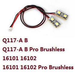JJRC Q117-A B C D Q132-A B C D SCY-16101 SCY-16102 SCY-16103 SCY-16103A SCY-16201 and pro brushless head lingt (For Q117-A B 16101 16102 / pro brushless) 6054