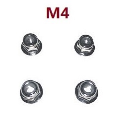 JJRC Q117-A B C D Q132-A B C D SCY-16101 SCY-16102 SCY-16103 SCY-16103A SCY-16201 and pro brushless M4 nuts - Click Image to Close