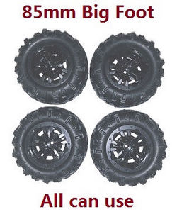 JJRC Q117-A B C D Q132-A B C D SCY-16101 SCY-16102 SCY-16103 SCY-16103A SCY-16201 and pro brushless 85mm tires pre-mounted wheels 6033 6034 - Click Image to Close