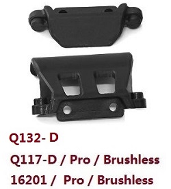 JJRC Q117-A B C D Q132-A B C D SCY-16101 SCY-16102 SCY-16103 SCY-16103A SCY-16201 and pro brushless front and rear bumper (For Q132-D Q117-D 16201 / pro brushless) 6010